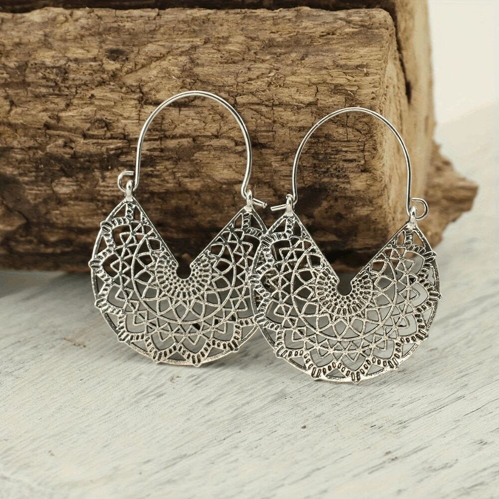 Boho Hoop Dangle Earrings